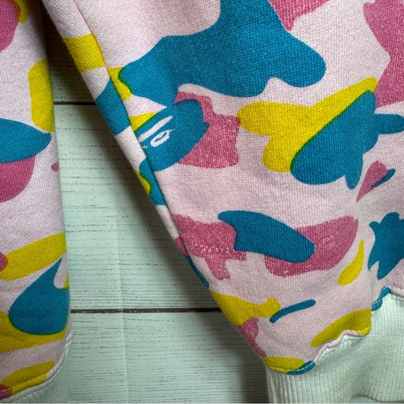 Vintage 2000’s BAPE cotton candy full zip baggy hoodie y2k size 3xl - Picture 6 of 9
